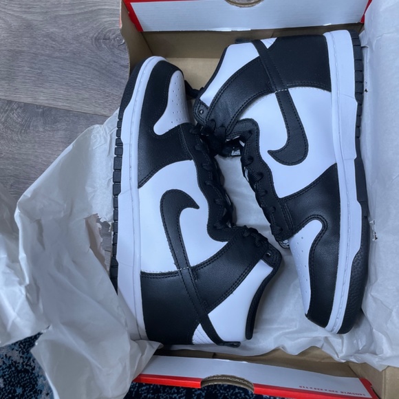 Nike Dunk High Black White 2021 - Picture 5 of 7